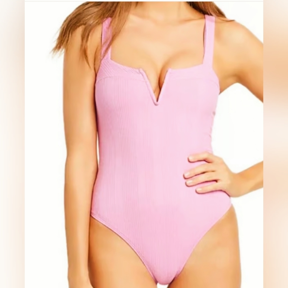 NWT Pink L Space Cha Cha One Piece Swimsuit - l*space Suit - Picture 12 of 13